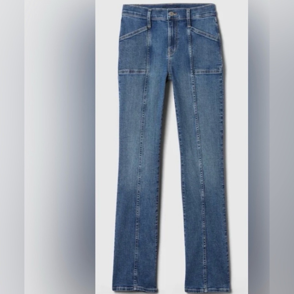 GAP Universal Baby Bootcut Jeans
Stretch denim, classic blue
Size 12/31R